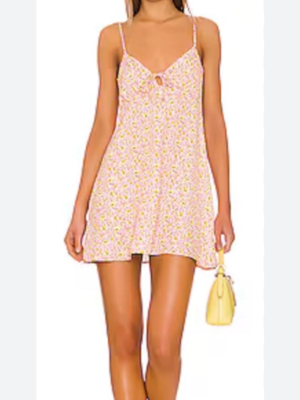 RESA Penny Dress Pink & Butter Yellow Floral Mini